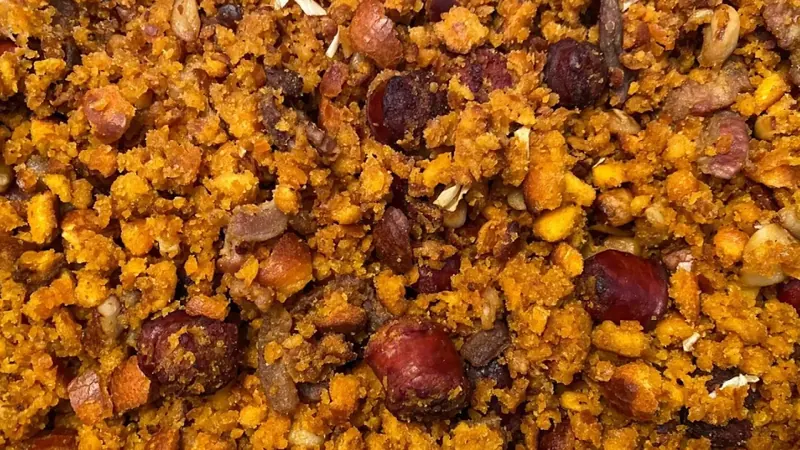 Migas con chorizo caseras del gastrobar La Tita Conchi